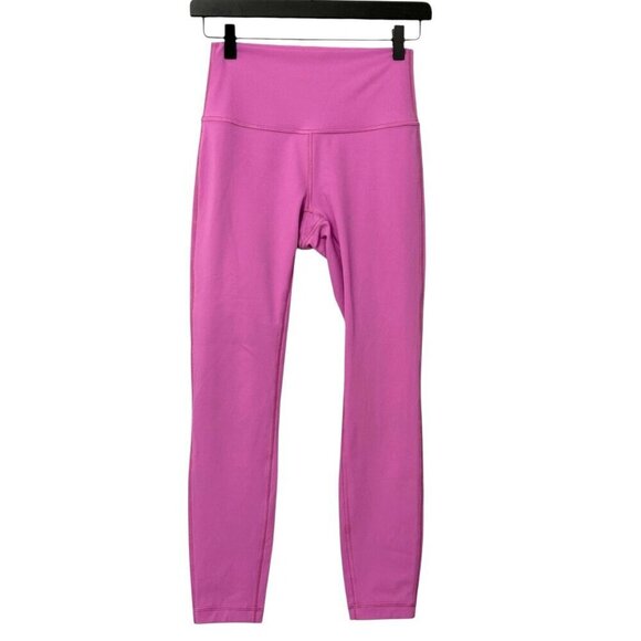 lululemon athletica Pants - Lululemon Wunder Under High-Rise Tight 25" Full-On Luxtreme Magenta Glow Size 4